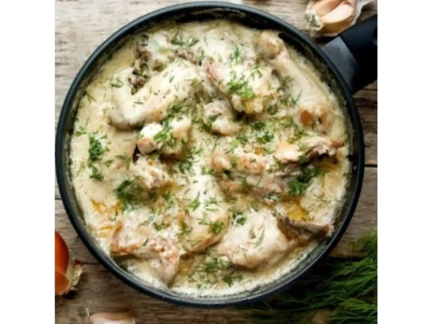 Chicken Malai Tikka Karahi - Half