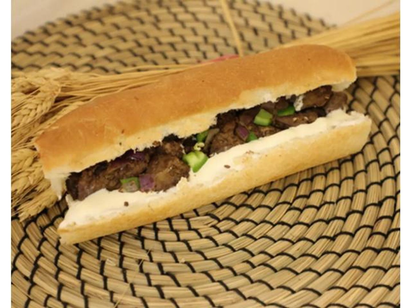 كبدة جبنة - نصف ساندوتش
