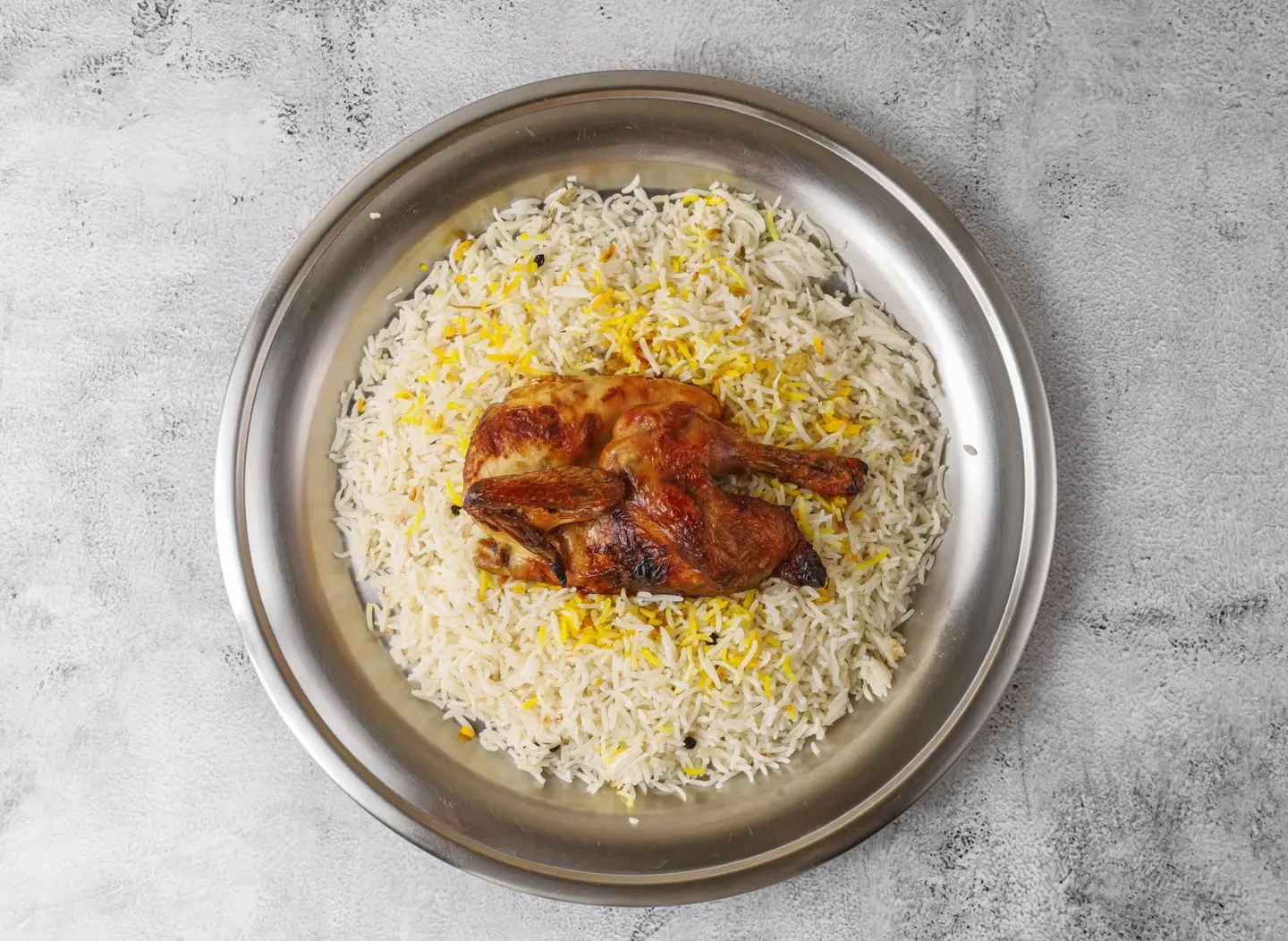 نص حبة دجاج شواية - ربع شواية مع الرز