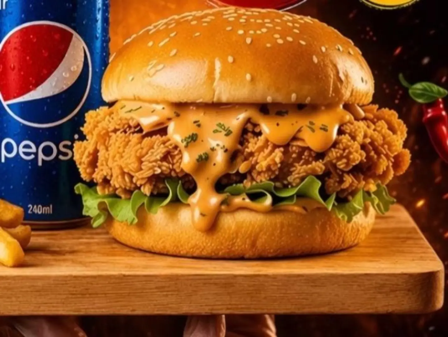 Double Zinger Burger - Regular