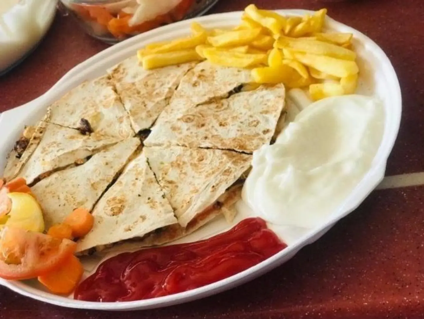 Shawarma Pizza Plate - Regular