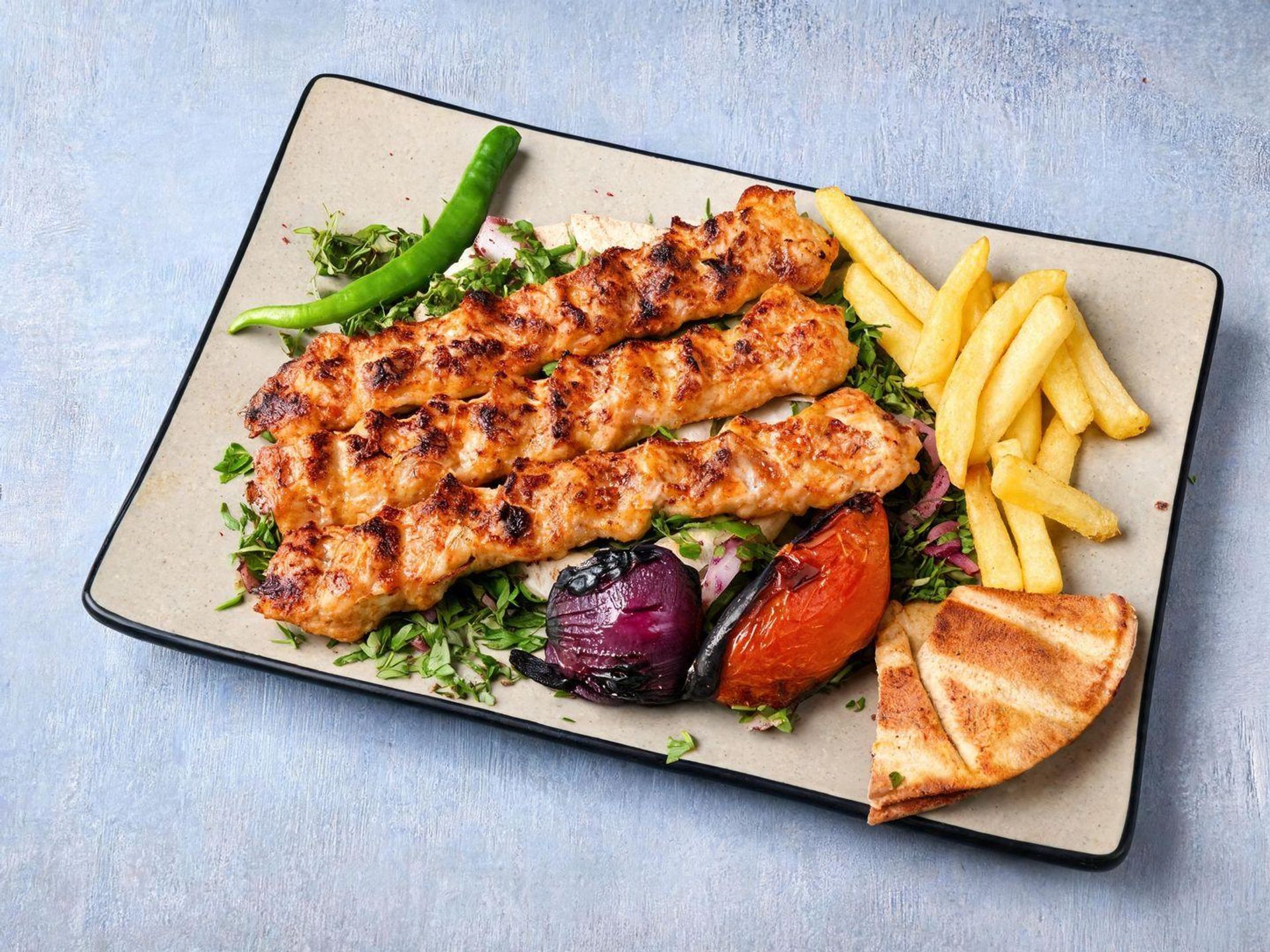 كباب دجاج بدون أرز - نفر