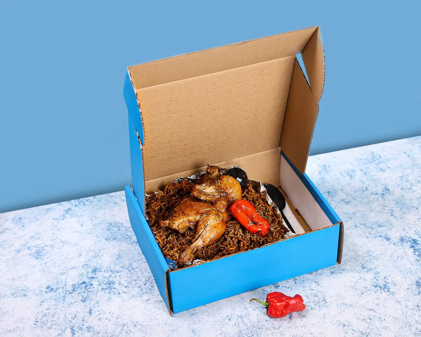 مضغوط دجاج المحروقة - حبه