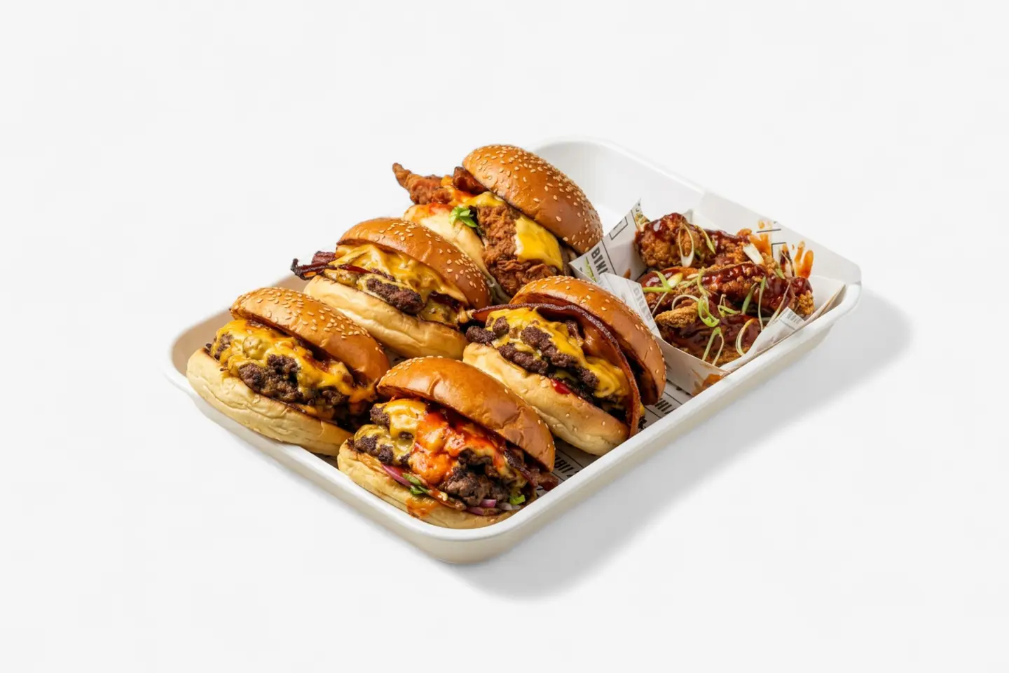Arabic Chicken Burger Box - Without Cheese