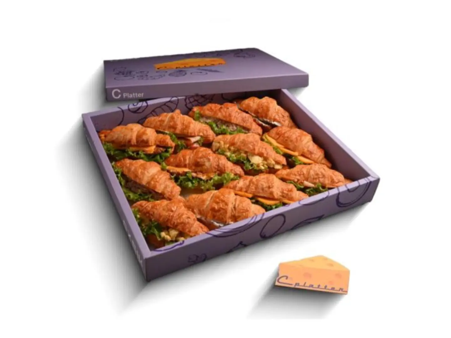 Large Croissant Platter - Large
