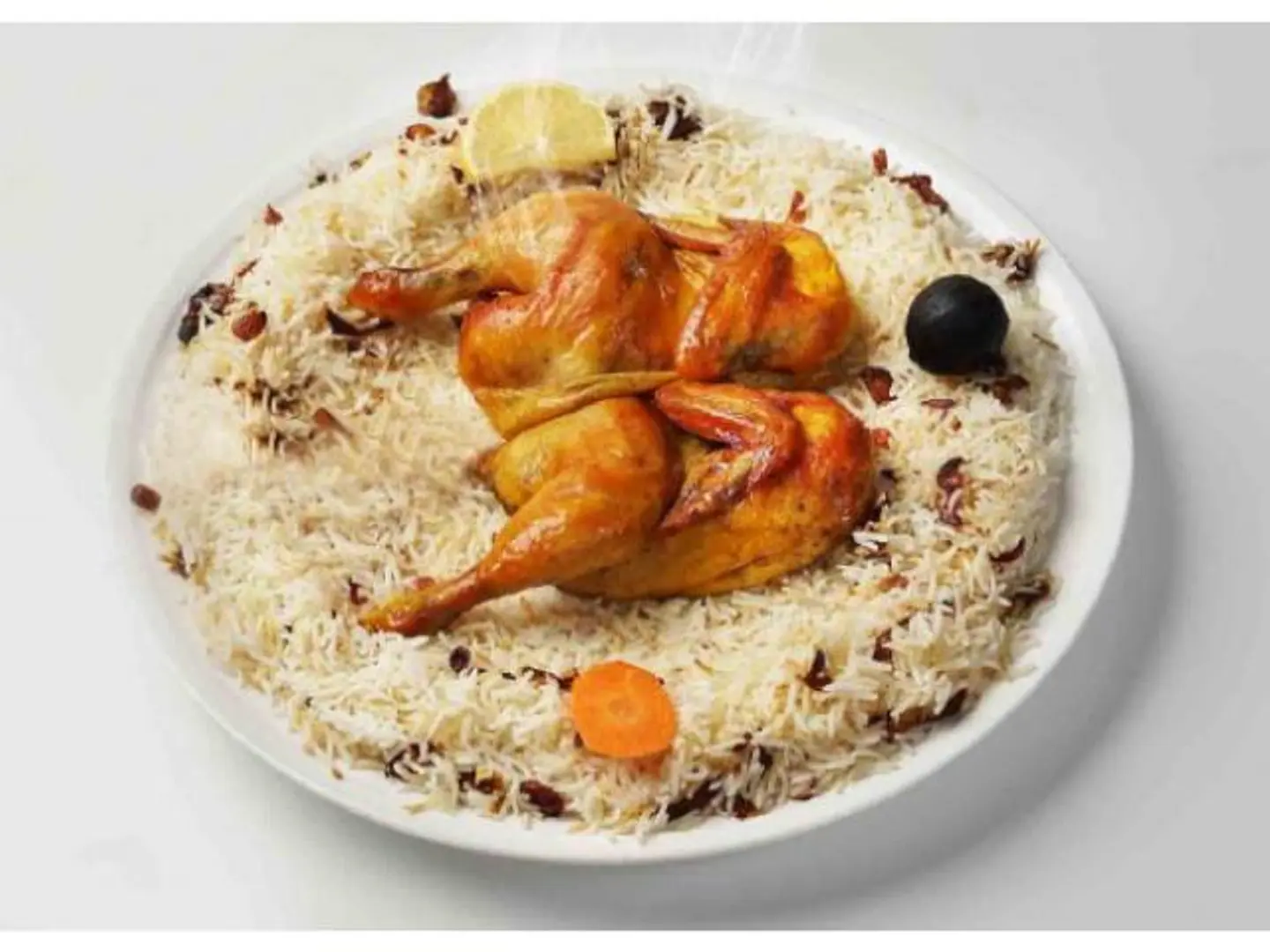 دجاج مندي - ربع دجاجة