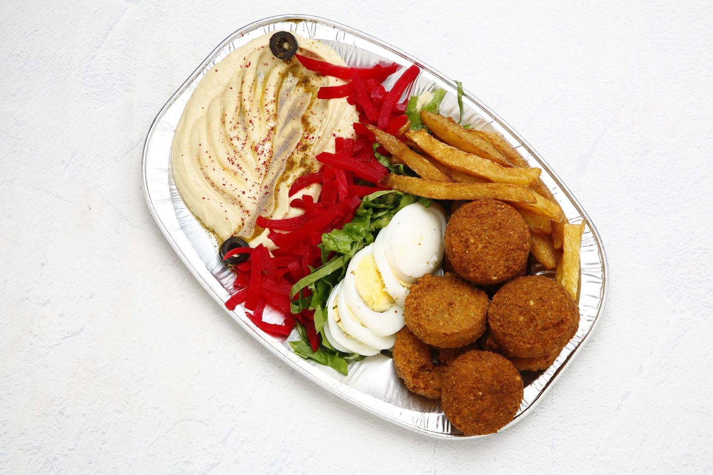 صحن مشكل فلافل - صغير