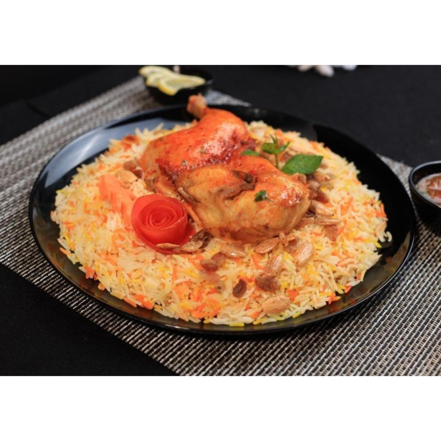 ربع دجاج مندي - بدون الأرز