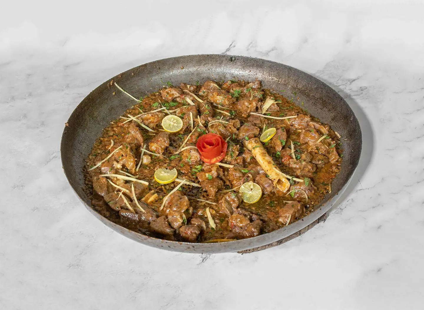 Mutton Butt Karahi - Half A Chicken