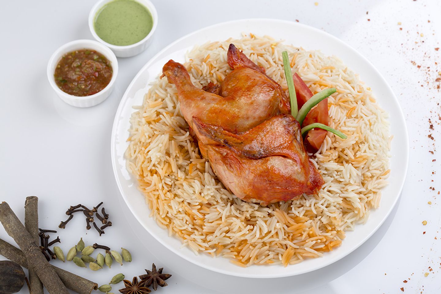 دجاج مندي - دجاج مندي-نصف حبة
