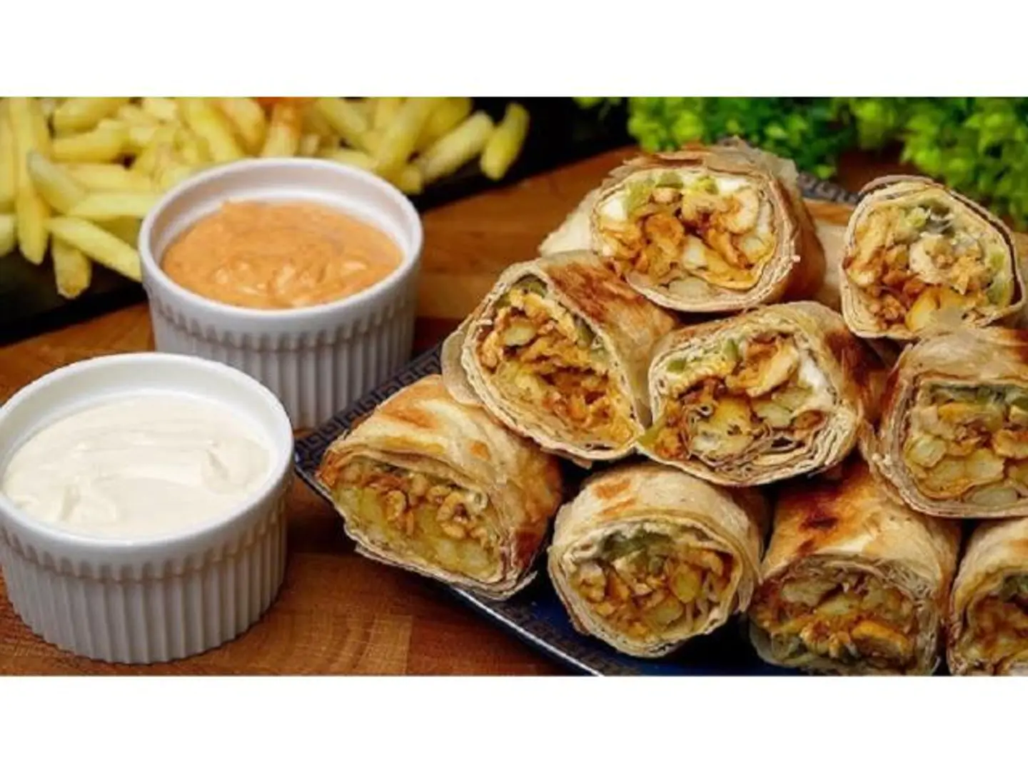 Chicken Shawarma With Extra Sauce - Small