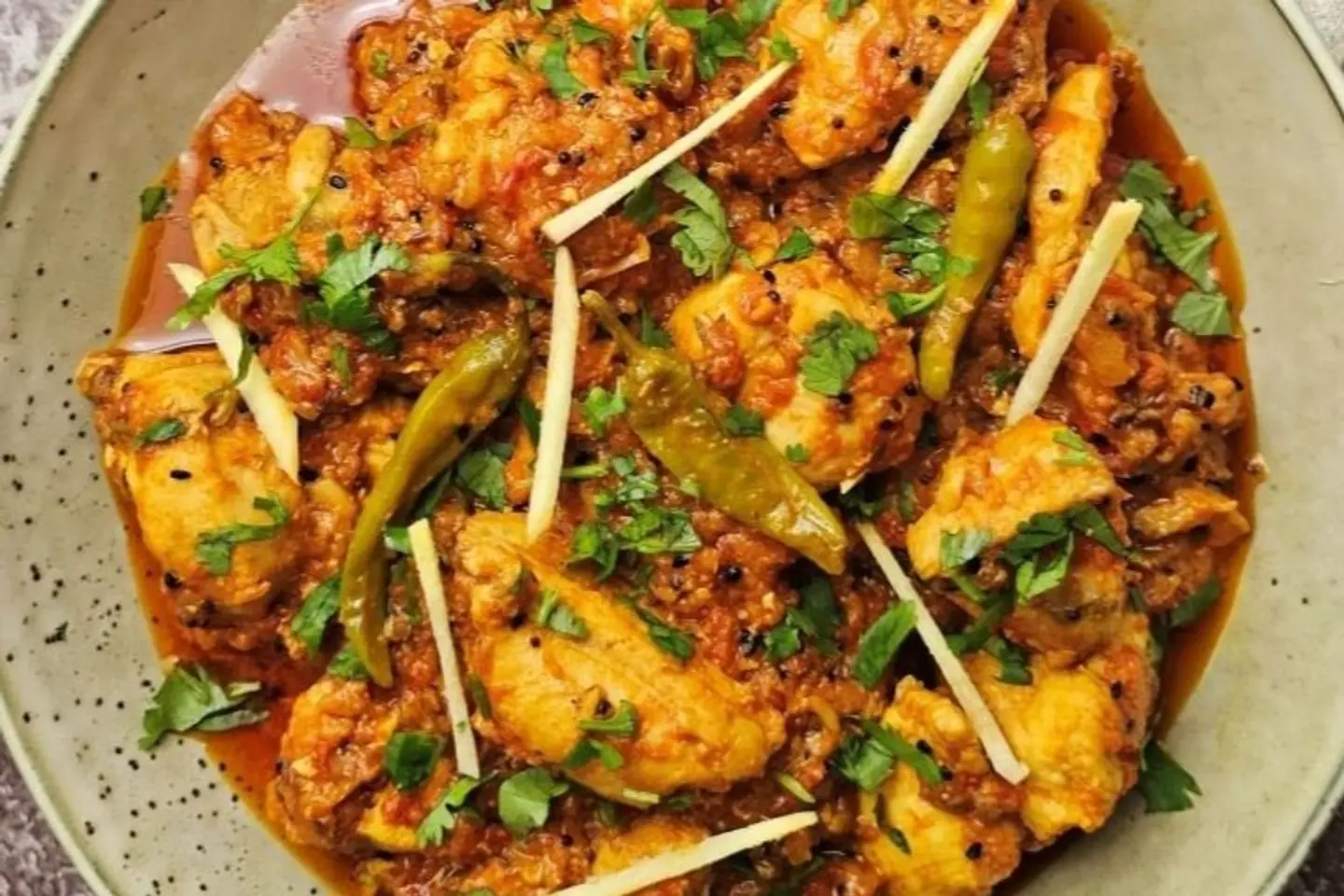 Chicken Achari Karahi - Quarter Chicken