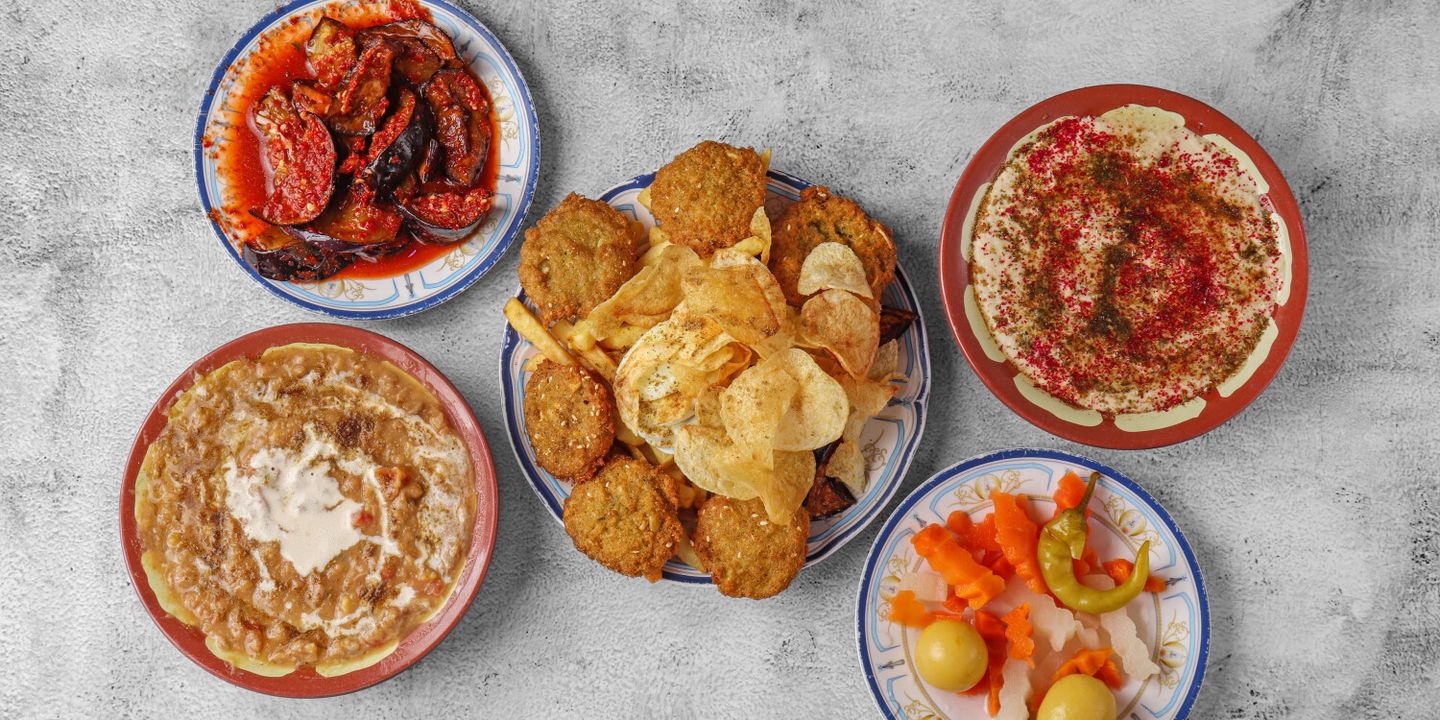 طبق مشكل - وسط