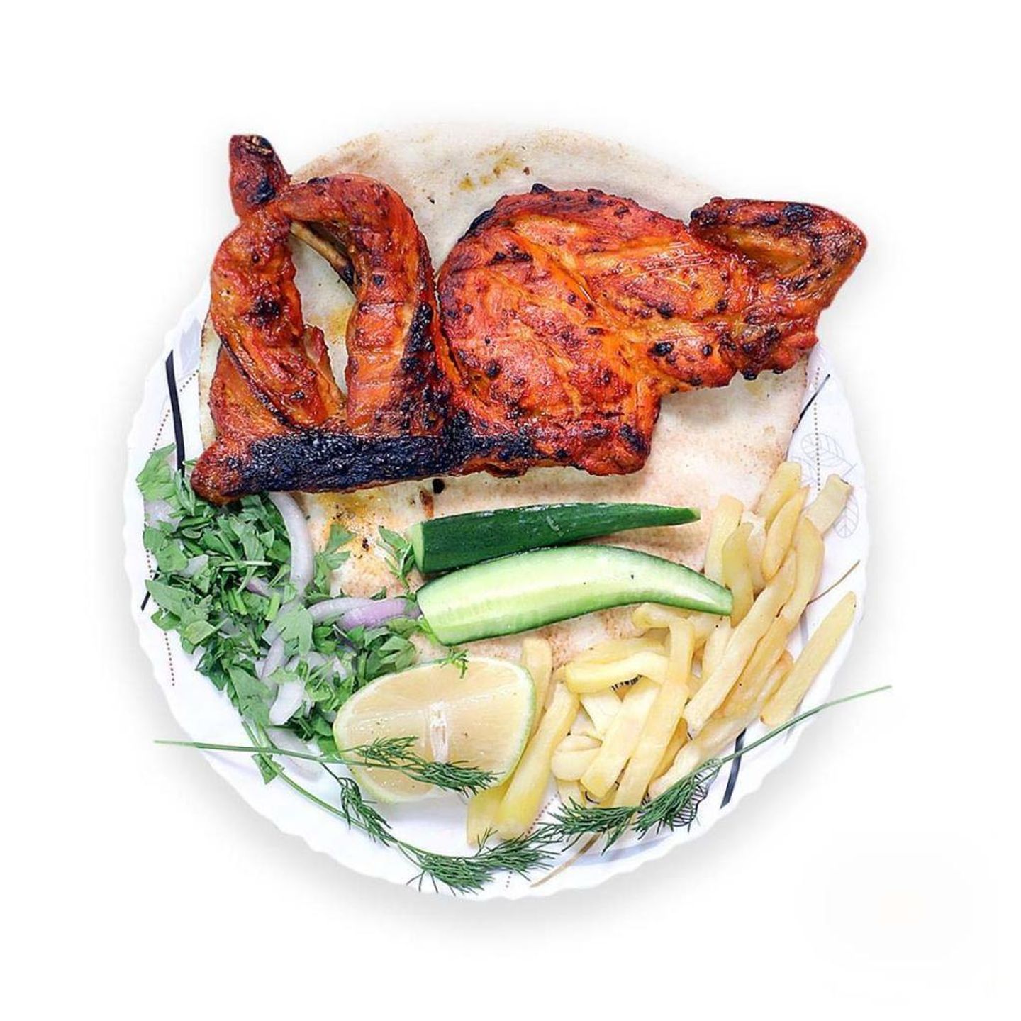 Plain Charcoal Chicken - Half A Chicken