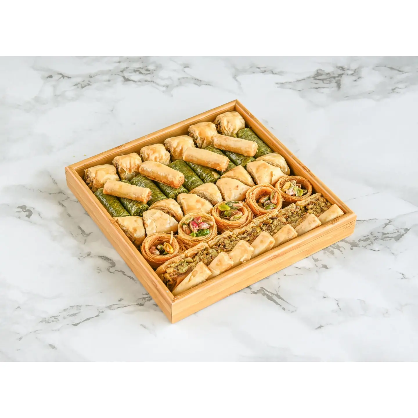 Mixed Baklawa Normal Plate - Half A Kilo