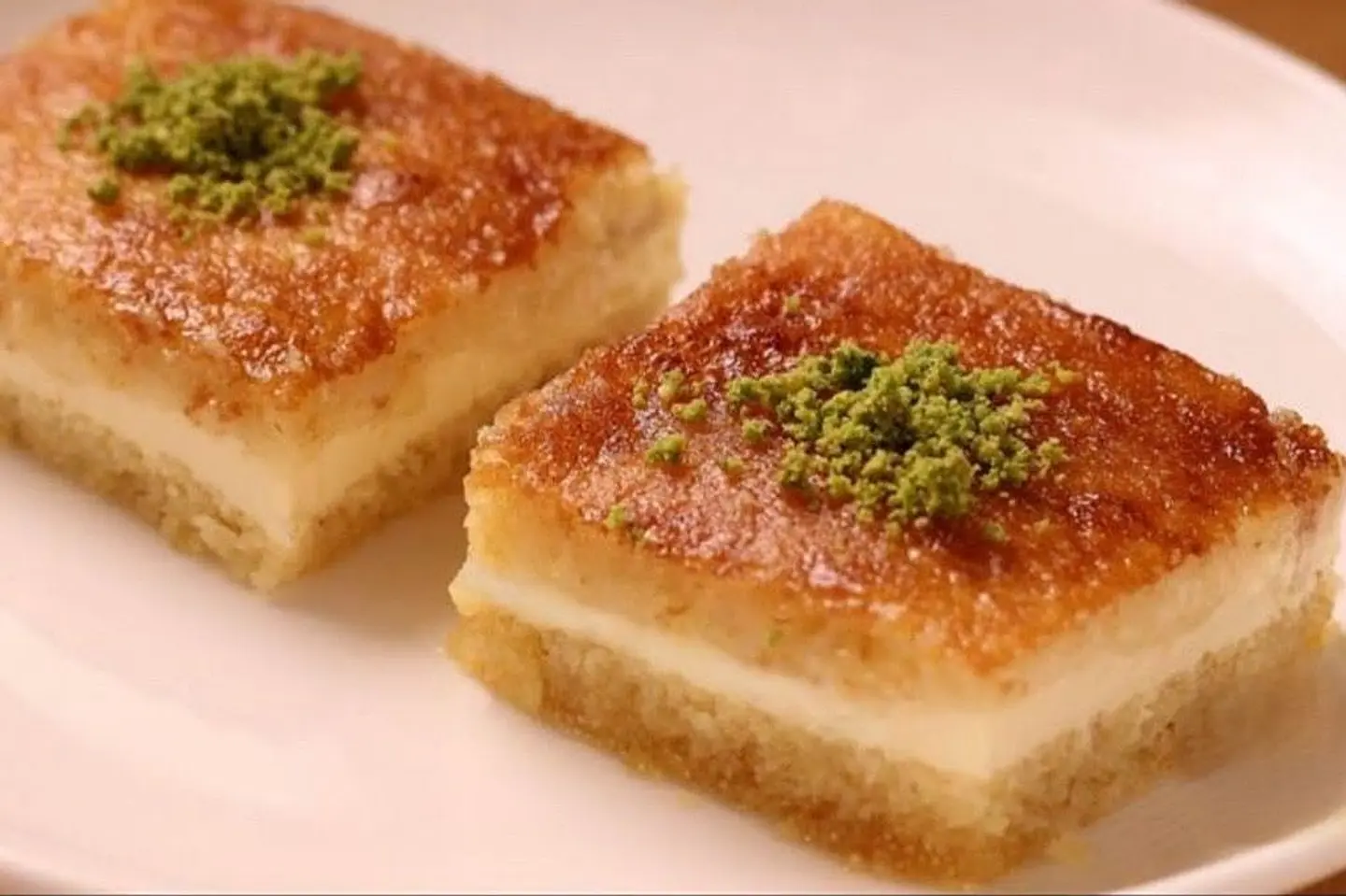 بسبوسة بالقشطة - صغير