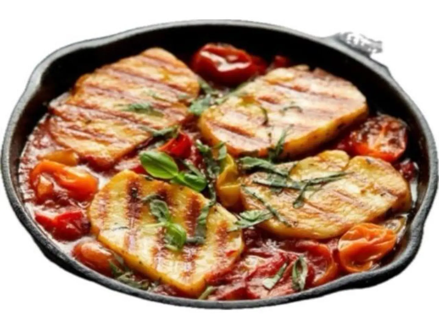 Halloumi And Tomato Hamsa - Small