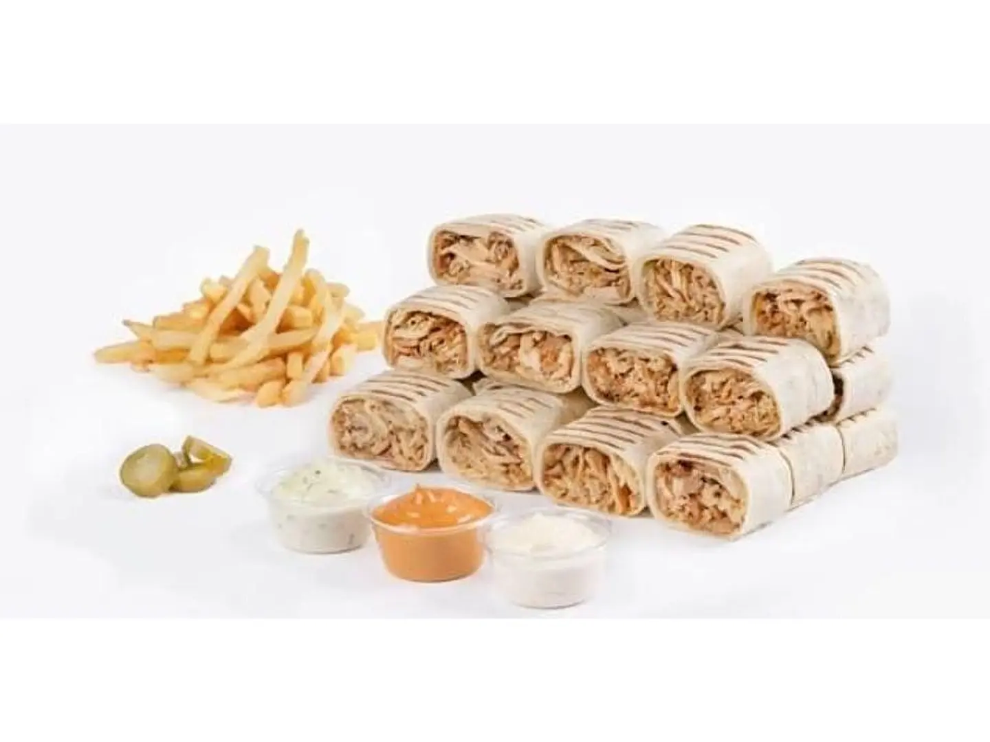 شاورما عربي 20 قطع - أبيض