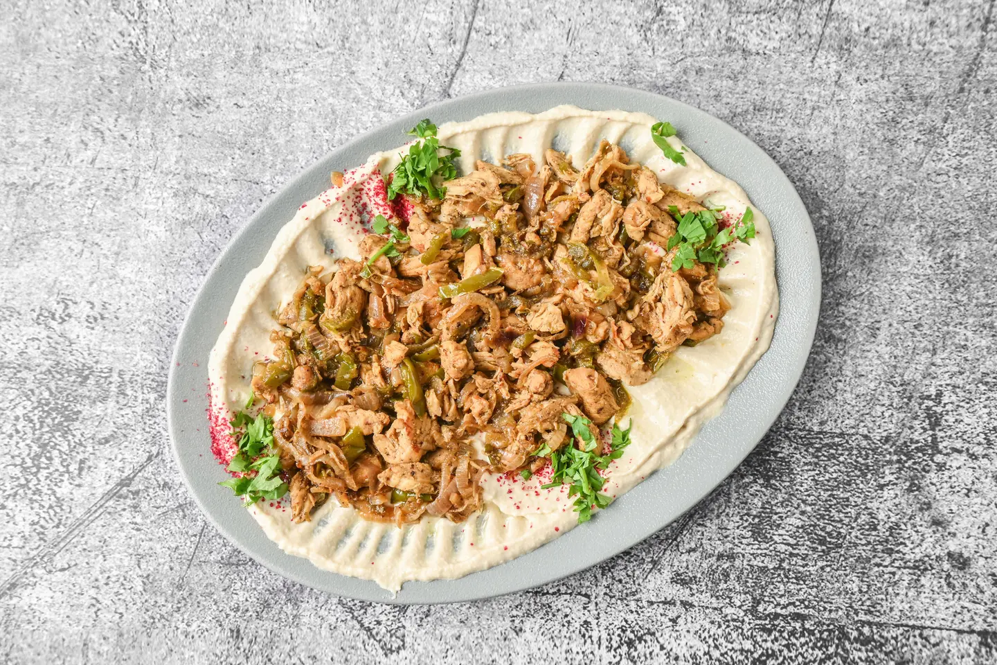 Chickpeas With Chicken Platter - Small