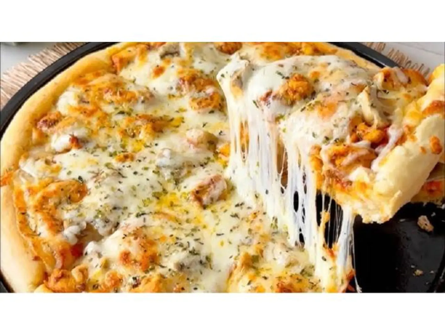 Grilled Potato And Chicken Pizza - Medium
