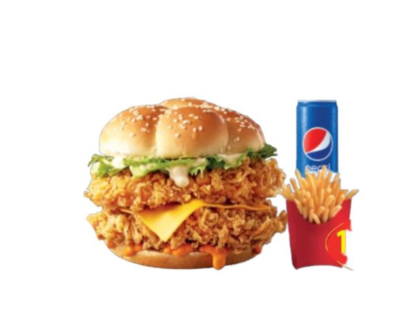 Double Zinger Burger - Sandwich