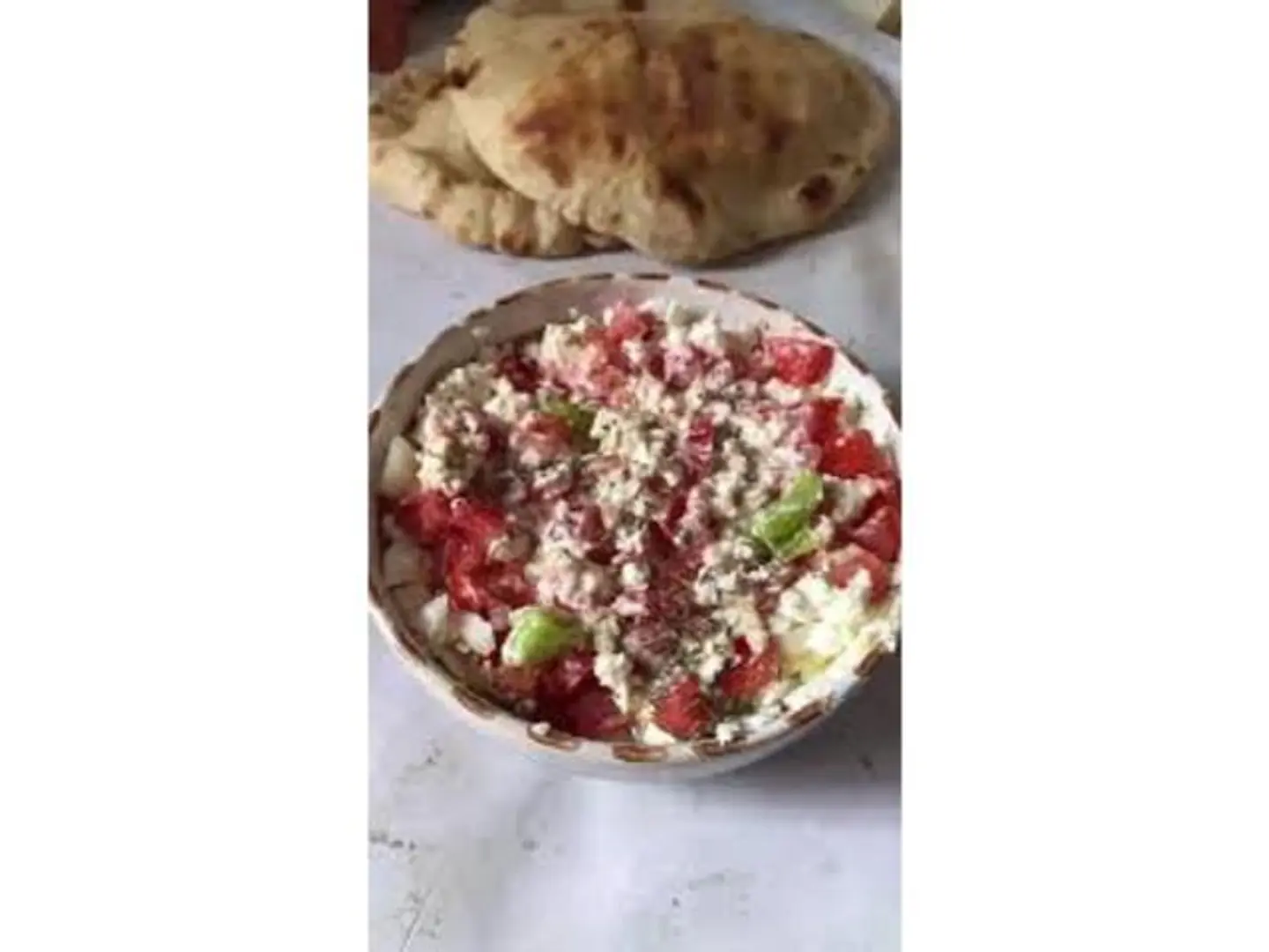 Old Cheese And Tomato Dish - Medium
