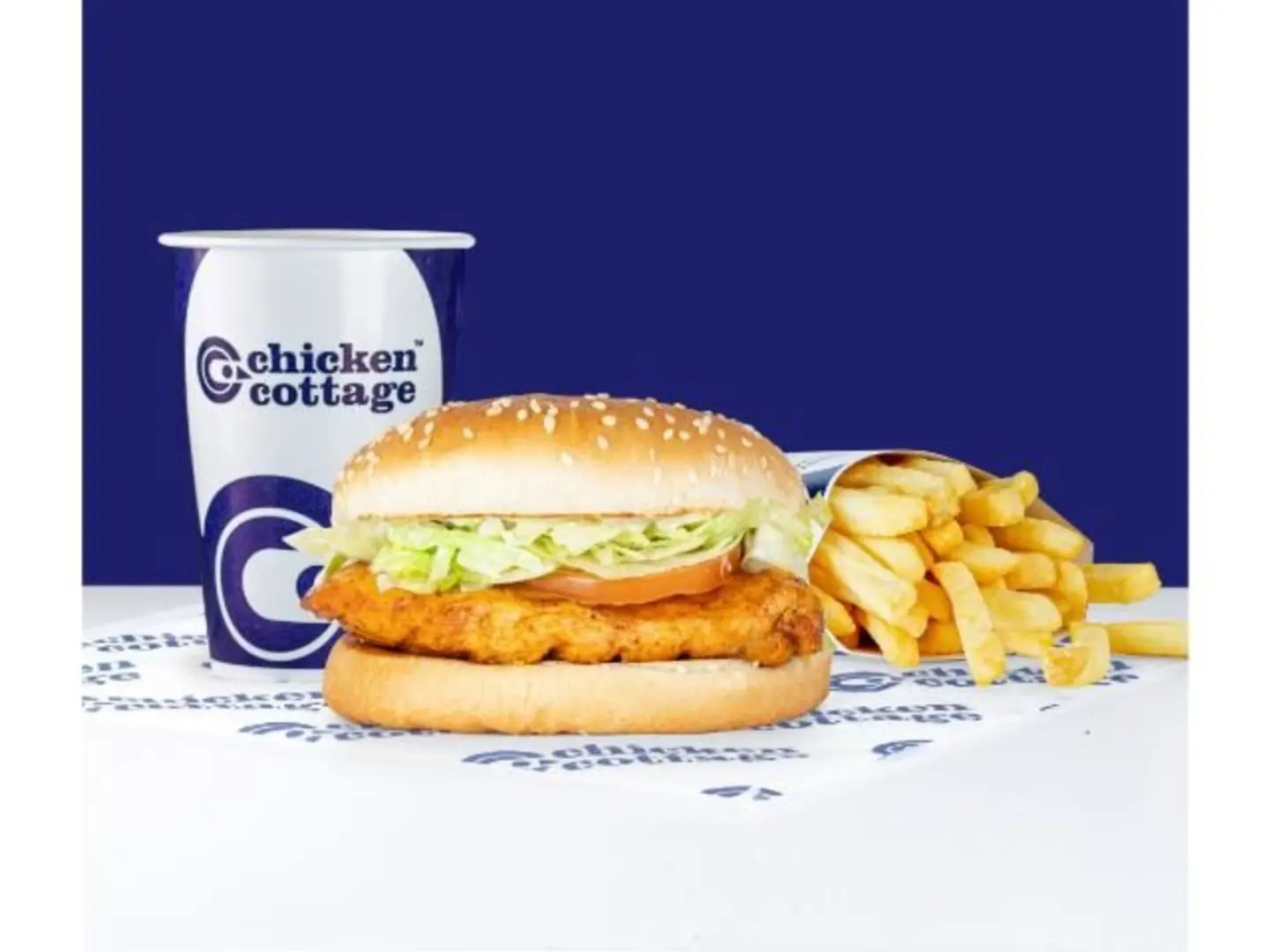 Peri Peri Chicken Fillet Burger Meal - Regular