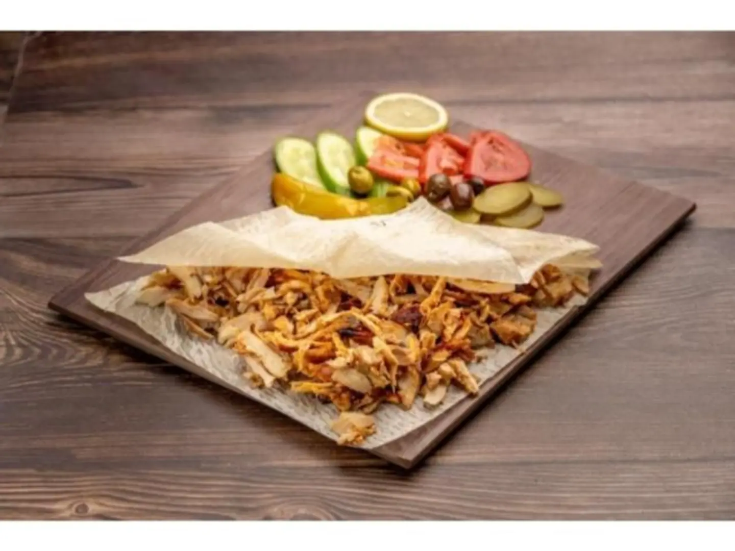 شاورما دجاج مع تبولة - صغير