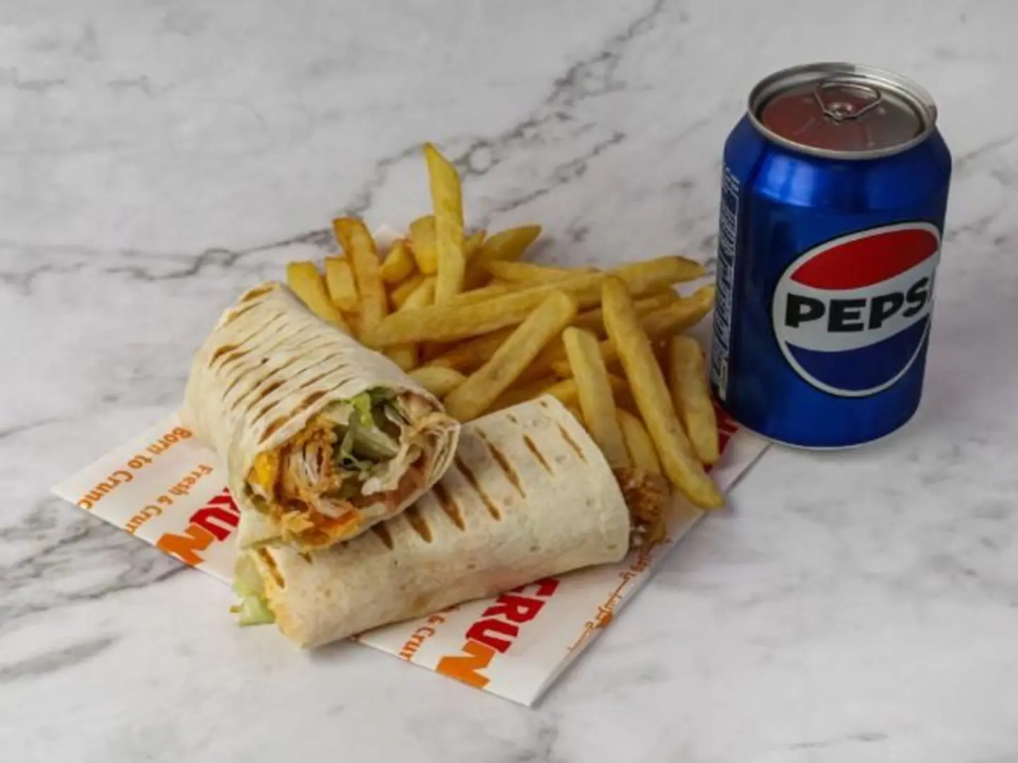 Crunchet Wrap Meal - Regular
