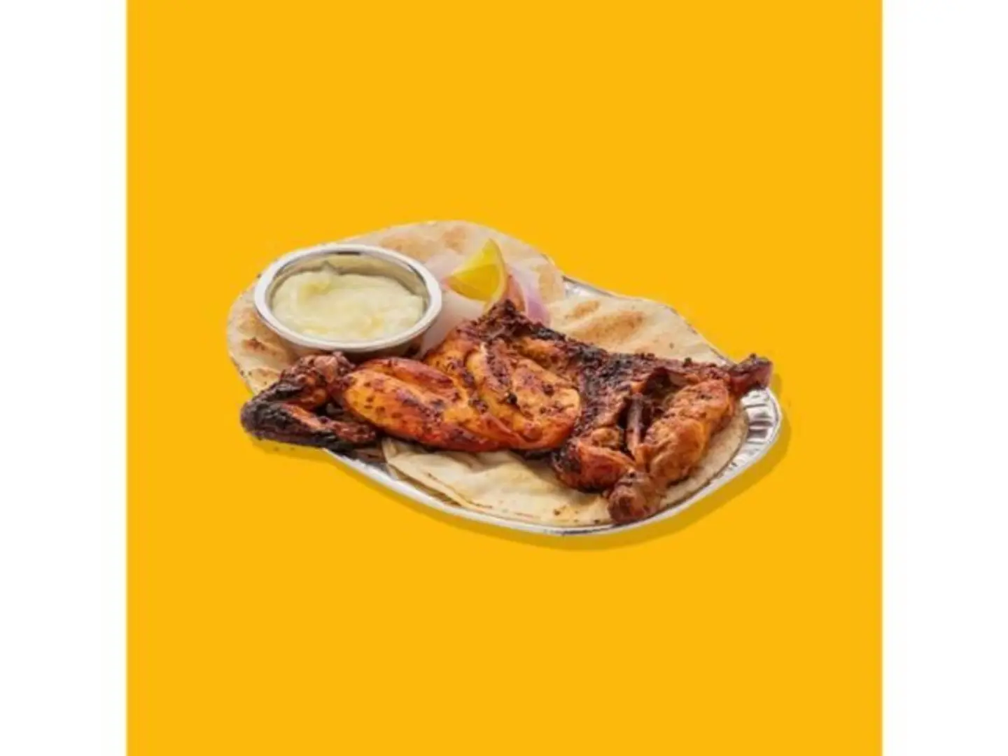 Plain Charcoal Chicken - Half Chicken