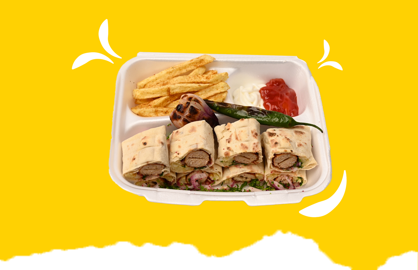 Arabic Plate Chicken Kebab - Small