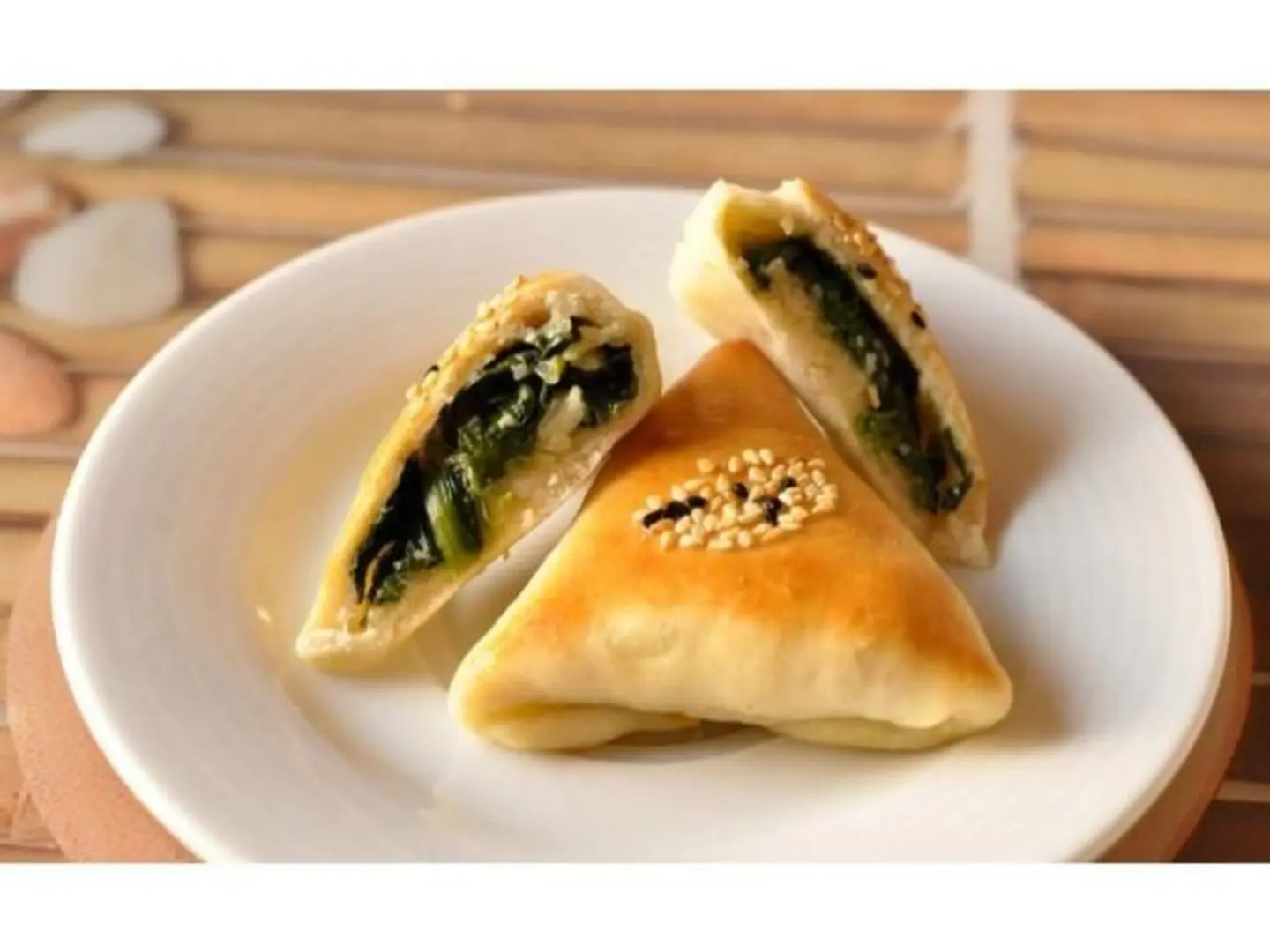 Plain Spinach Pie - Mini