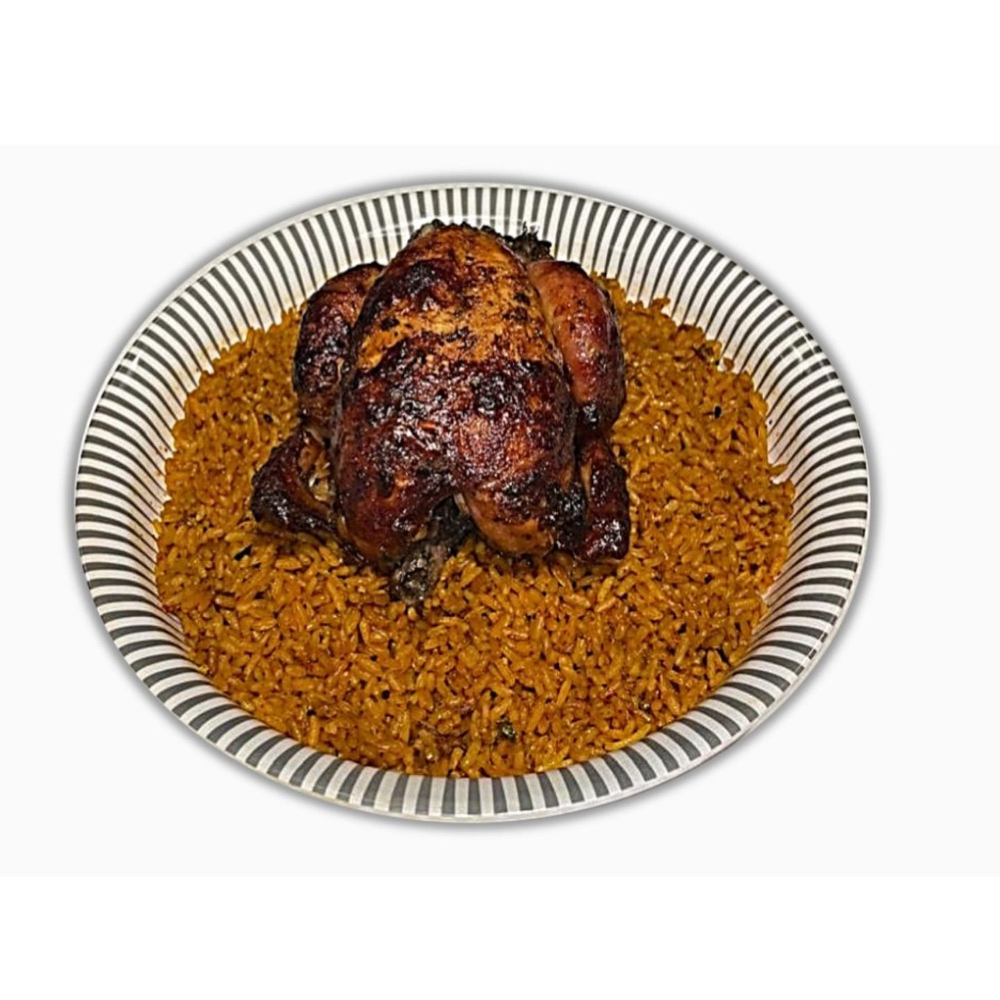 نص حبه شواية مع أرز احمر - صغير