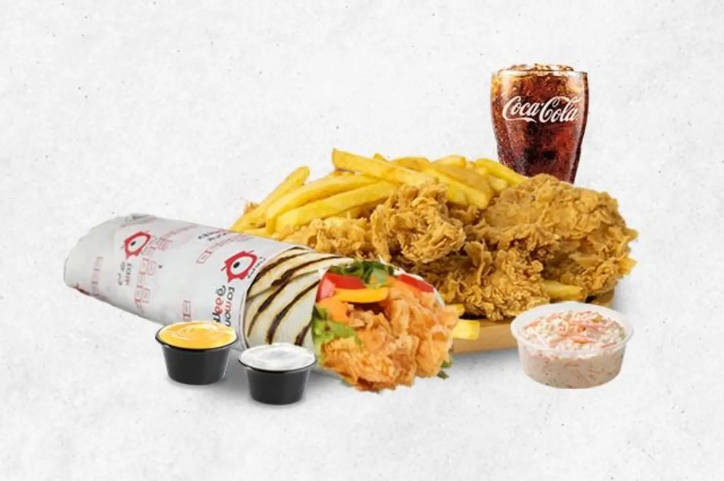 Crispy Cruncy Wrap Meal - Regular Size