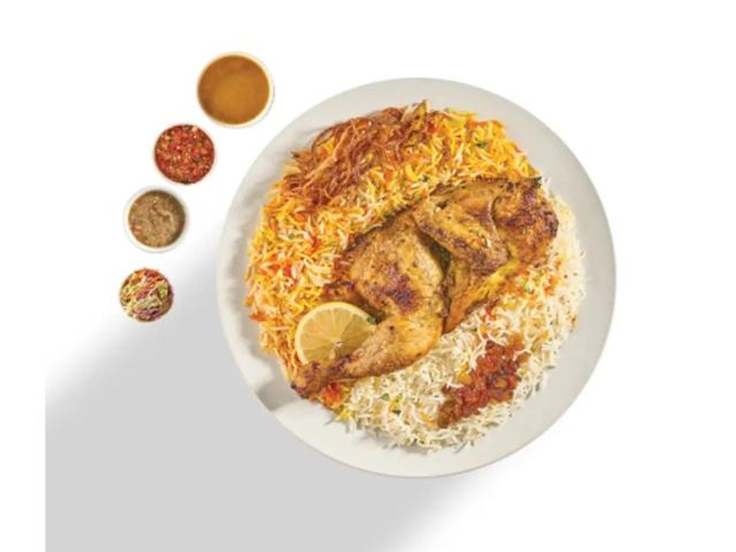 دجاج حنيذ مع الأرز - نص حبة دجاج