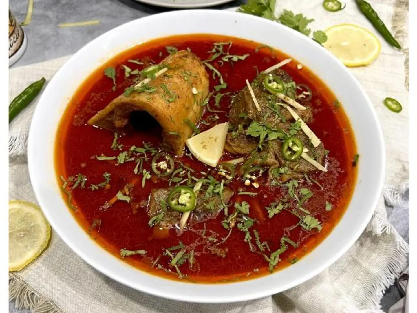 لحم نيهاري بالنخاع - سنجل