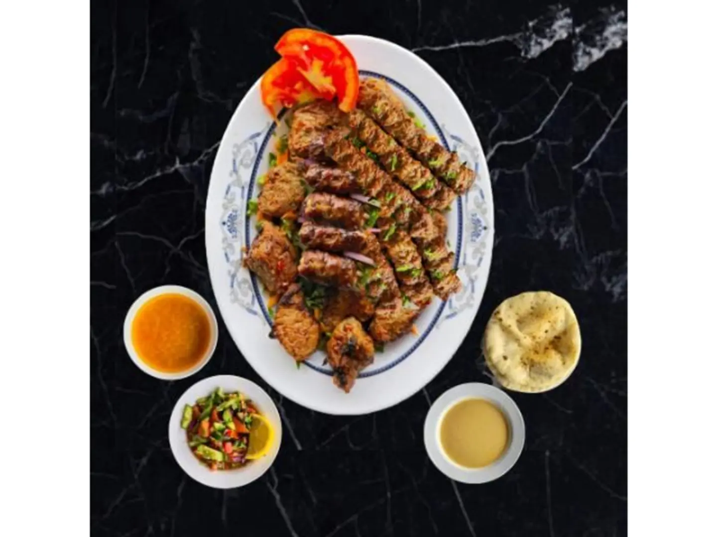 مشاوي مشكل لحوم - نصف كيلو