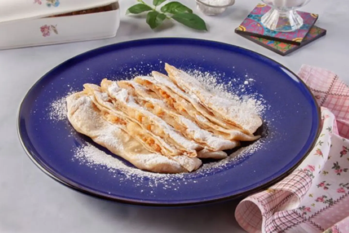 فطيرة سادة بالسكر - وسط