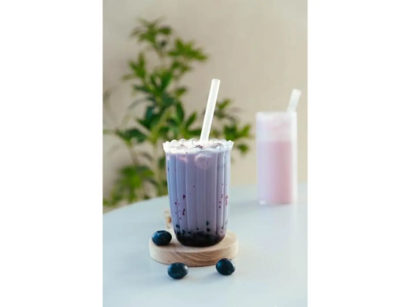 بوبا تشيز كيك التوت الأزرق - وسط