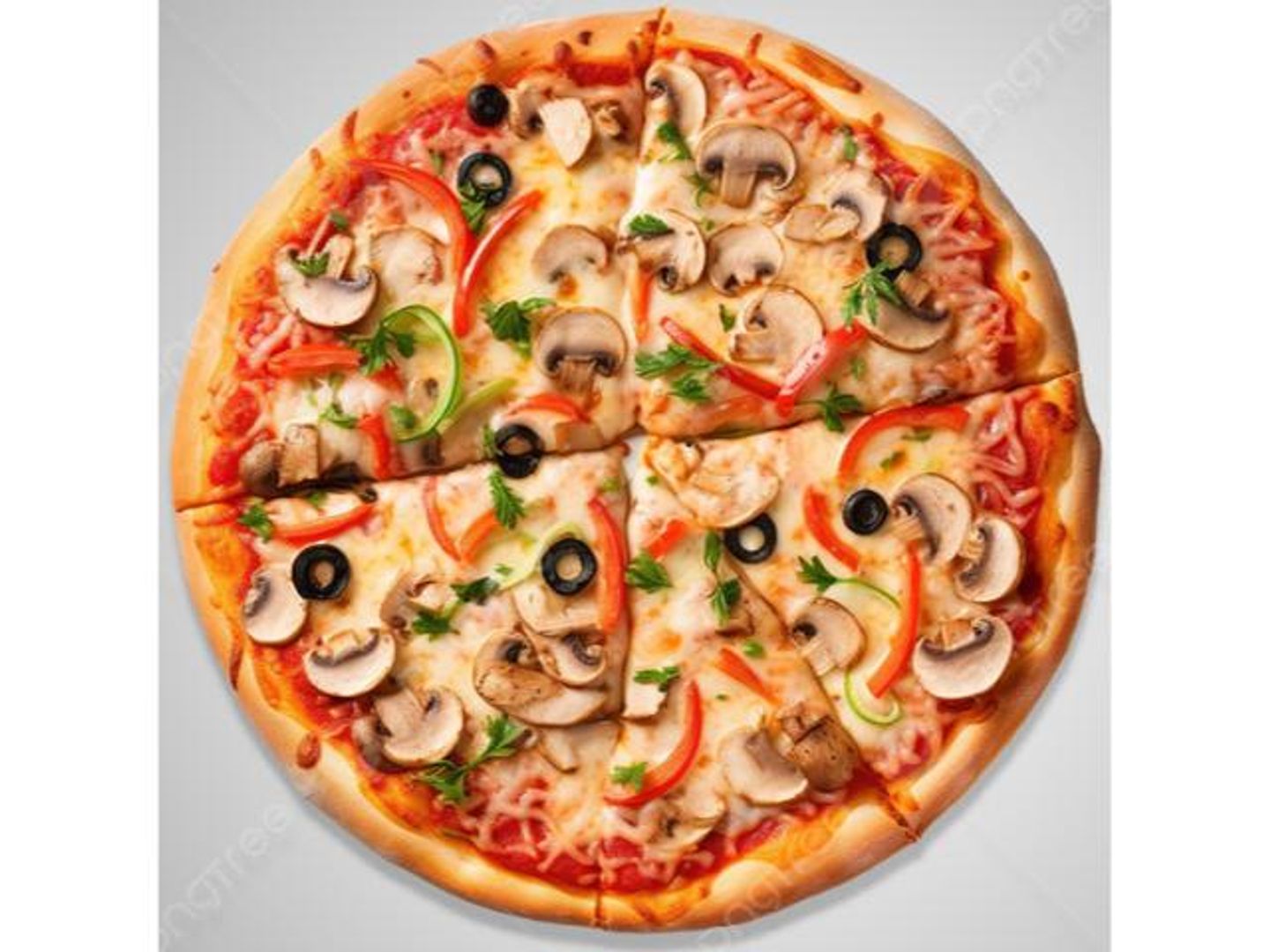 بيتزا خضار - صغير