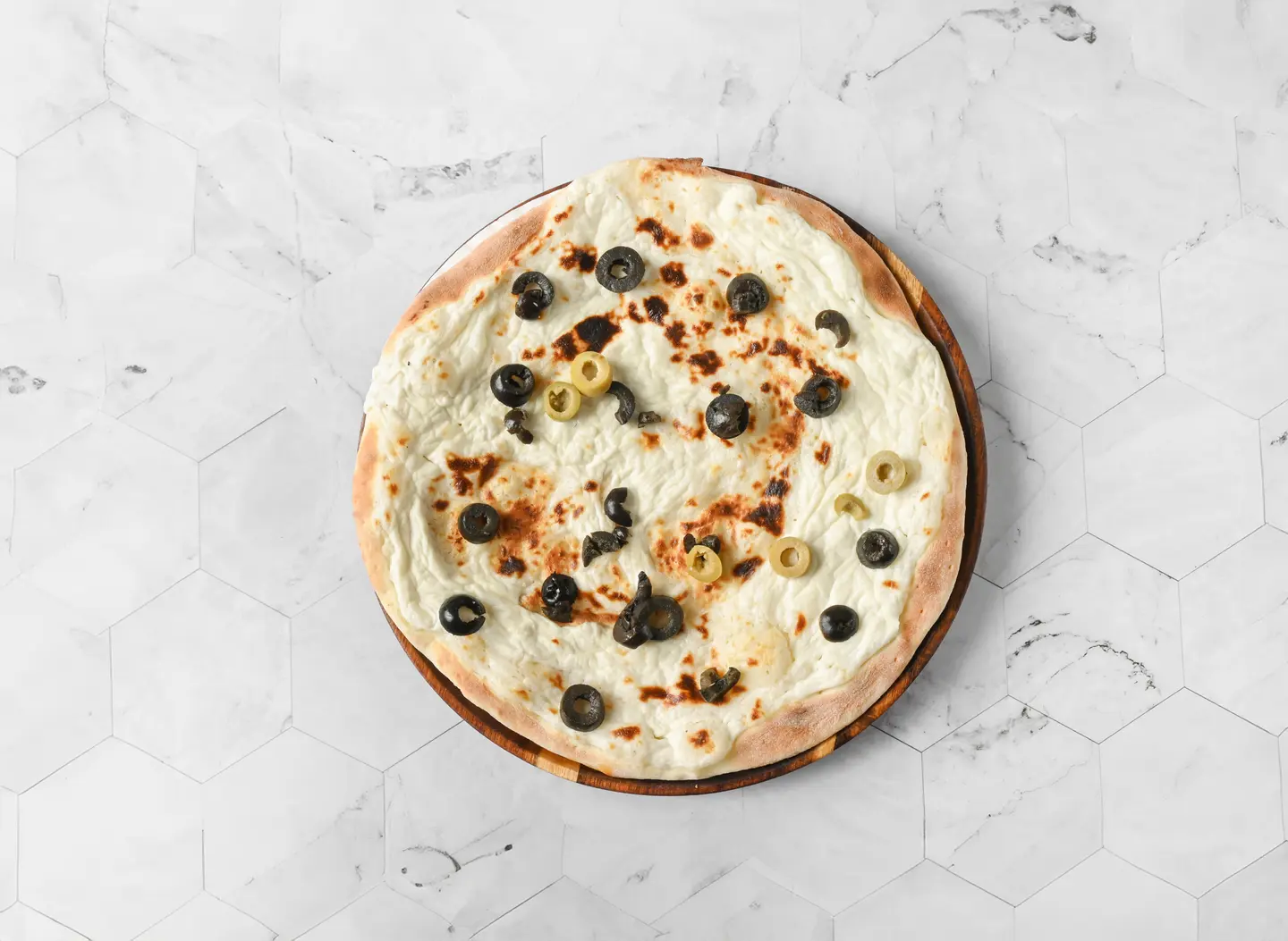 فطيرة لبنة بالزيتون - صغير