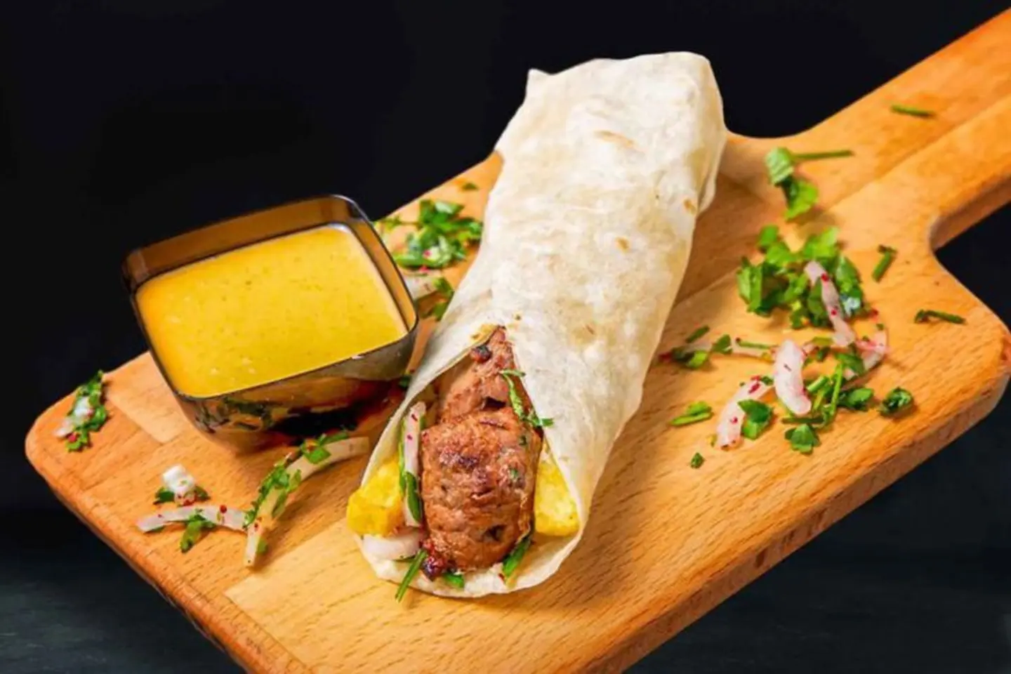 ساندوتش مشاوي - أوصال لحم