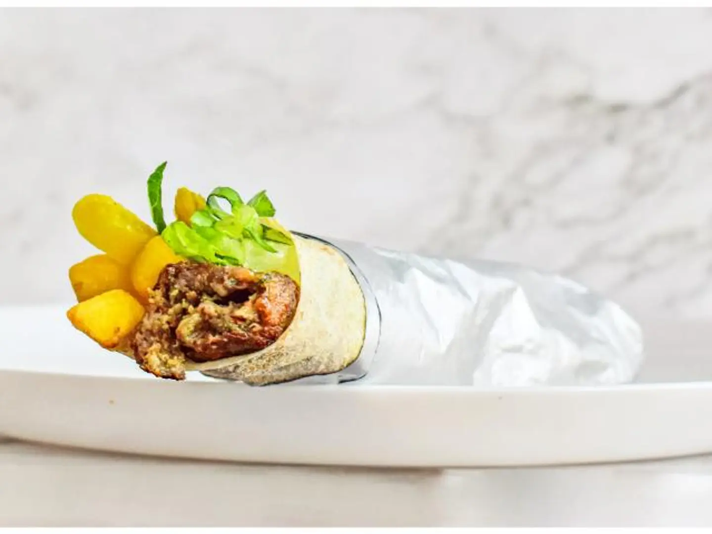 Meat Kebab Tortilla - Sandwich