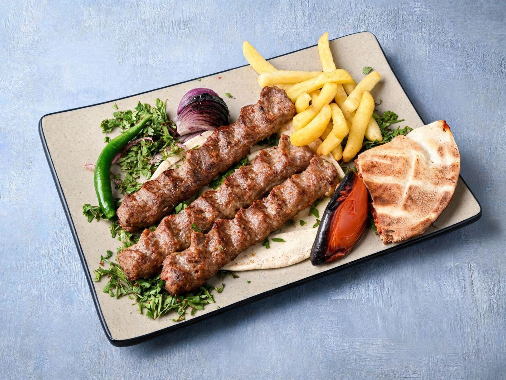كباب لحم بدون أرز - نفر