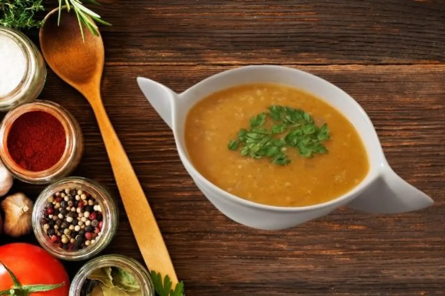 شوربة شوفان - وسط