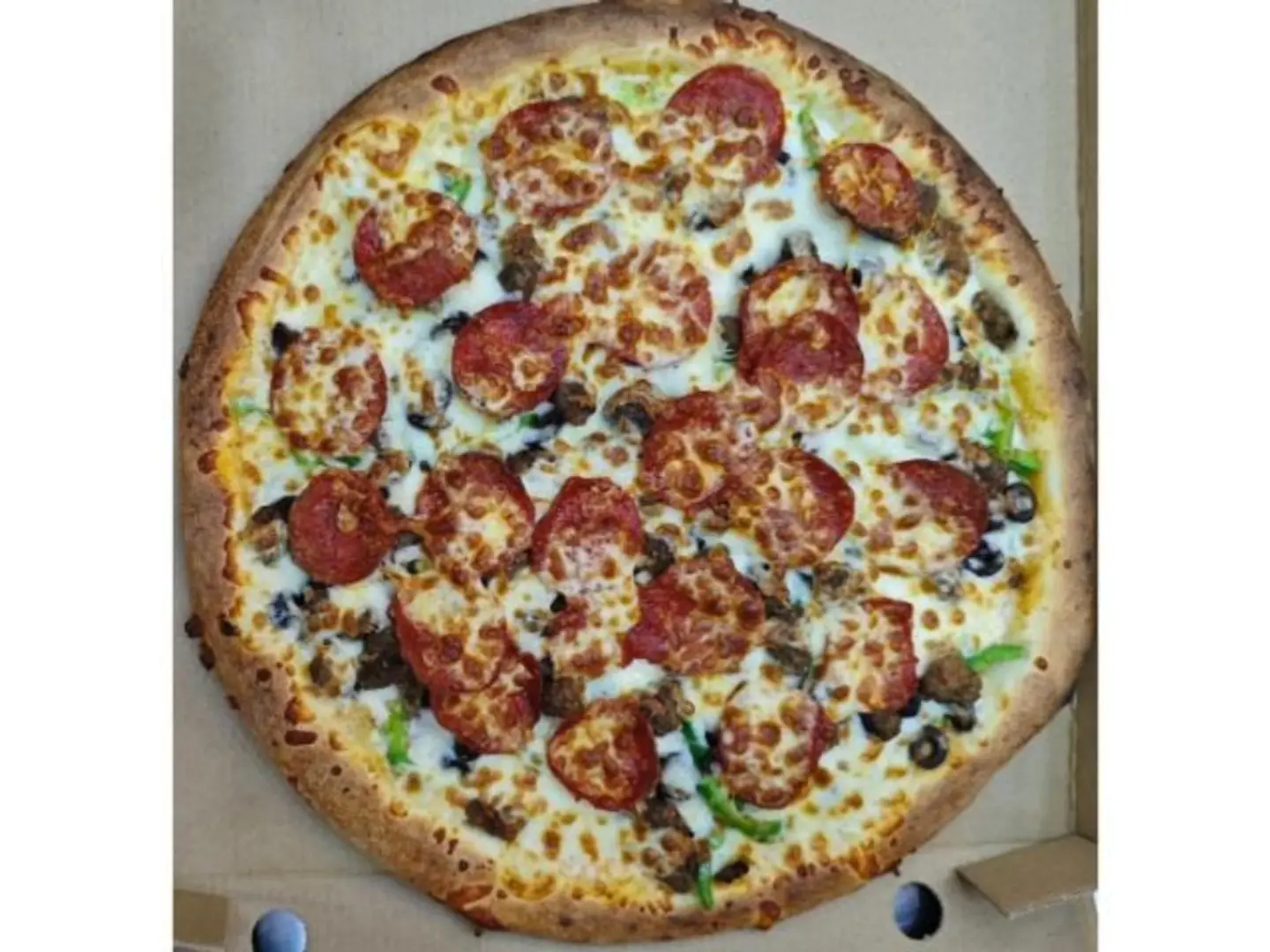 Pepperoni And Vegetables Pizza - Medium