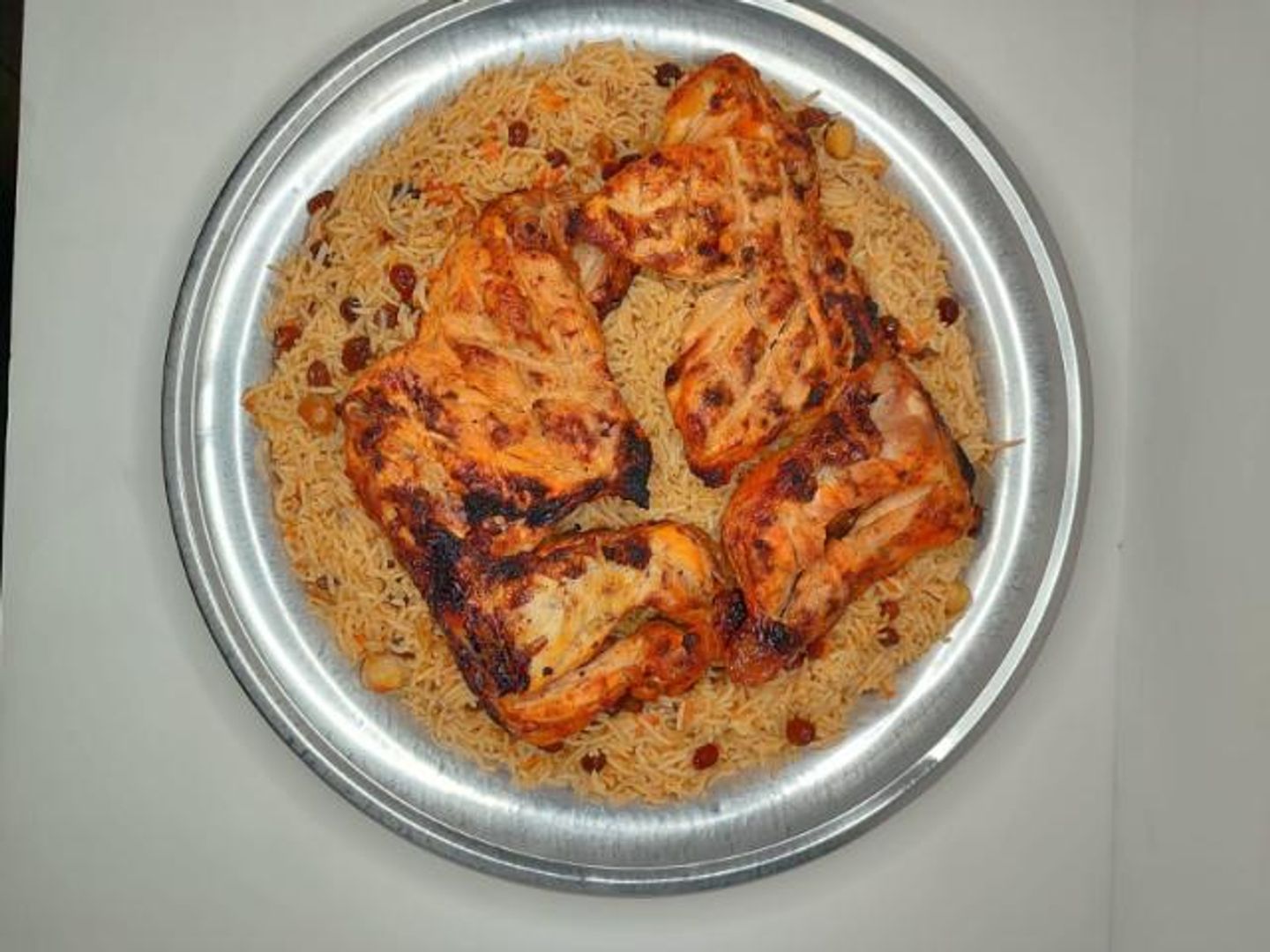 Chicken On Coal With Rice - Half A Chicken
