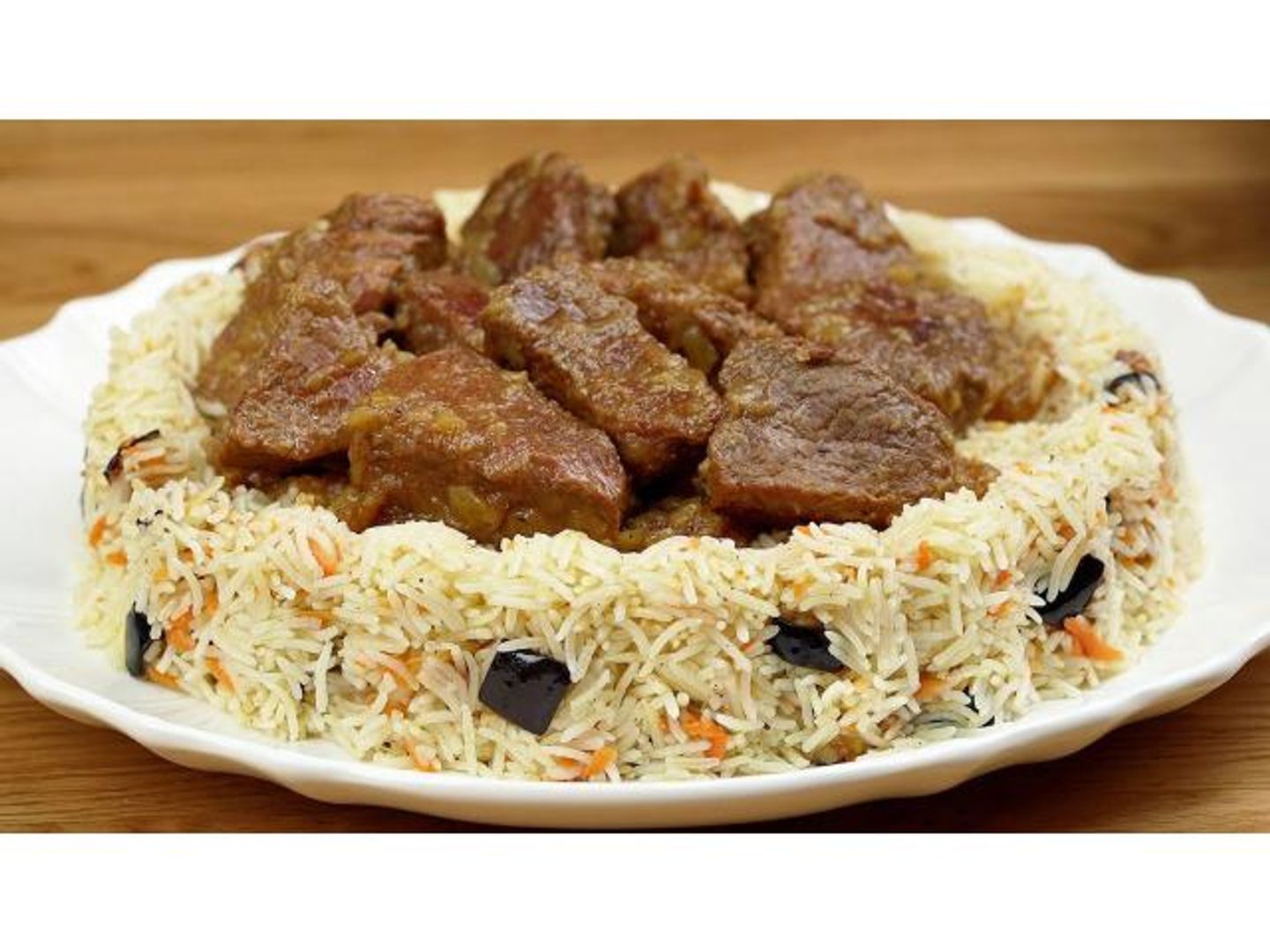 لحم برم مع العصيدة - نفر