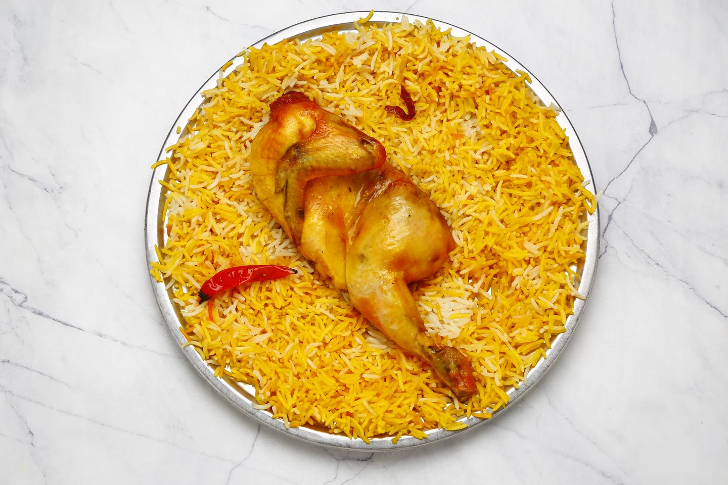دجاج مندي - نص حبة دجاج