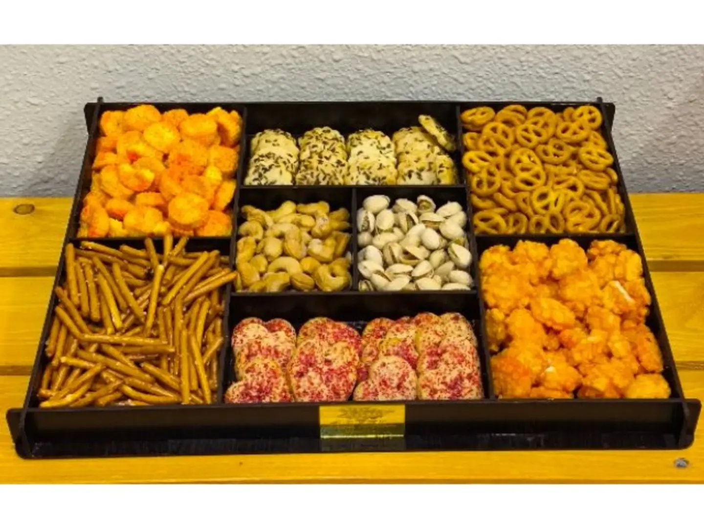 صينية مكسرات وموالح خشبي - كبير